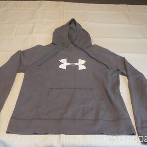UNDER ARMOUR Women's Gray Hoodie Size Large Like New